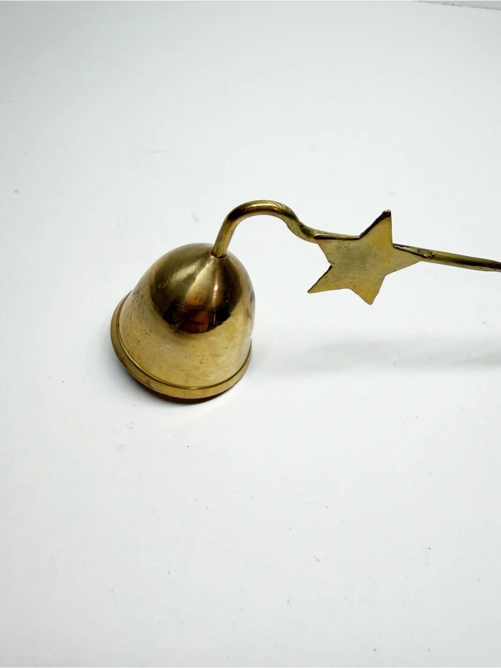 Vintage Brass Star Candle Snuffer